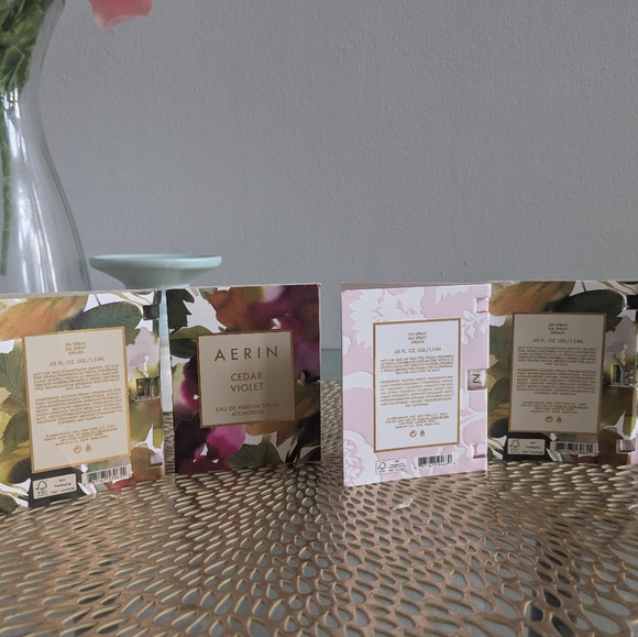 Aerin cedar violet samples - Picture 3 of 3